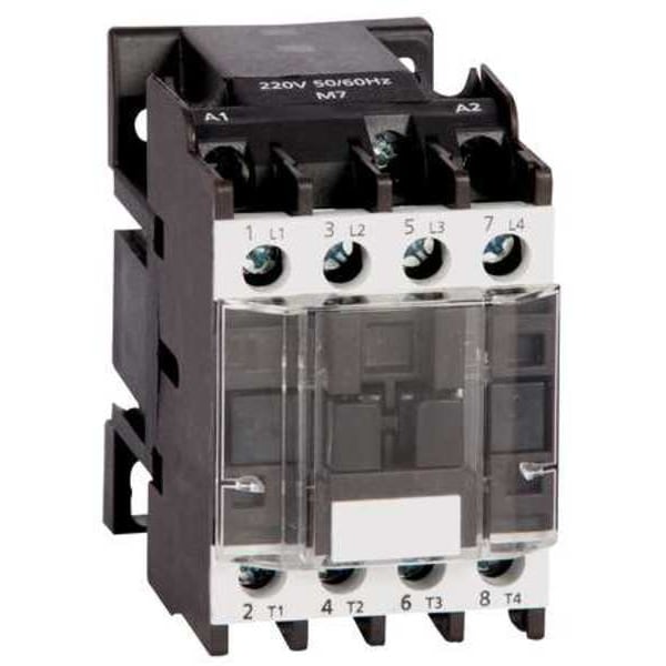 Contactor magnético IEC Dayton, 4 polos, 240 V CA, 12 A, Reversión: No - 6EAY4