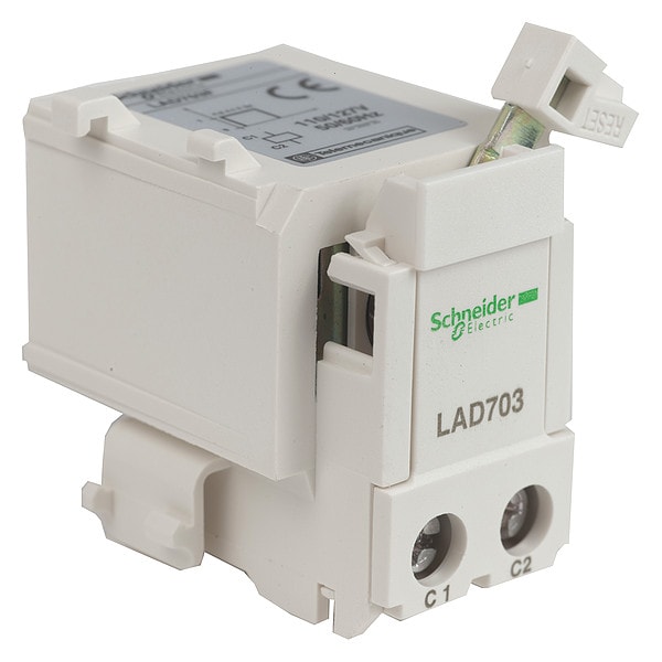 Relé térmico bimetálico para paro/reset remoto - LAD703F de Schneider Electric