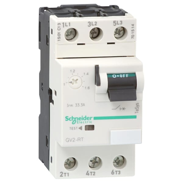 Arrancador manual Schneider Electric 600Vac 4-6.3Amp IEC - GV2RT10