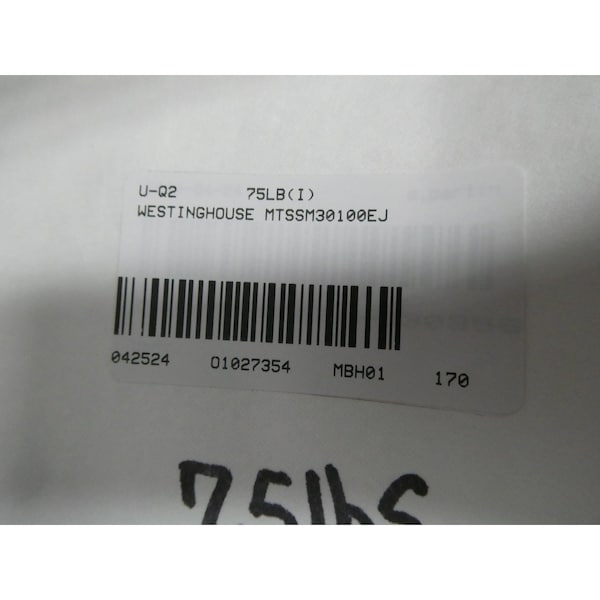 Westinghouse INTERRUPTOR DE TRANSFERENCIA MANUAL 3P 600V-AC 100A AMP ARRANCADOR MANUAL - MTSSM30100EJ