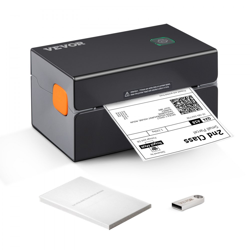 VEVOR HD(300DPI) Thermal Label Printer,  Shipping Label Printer with Auto Label Recognition, Support Windows/ MacOS/ Linux/ Chromebook, Compatible with Amazon, eBay, Shopify, USPS, Etsy, UPS, etc. - YSBQDYJFTSYCMXJV8V5