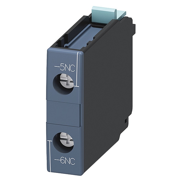 Interruptor auxiliar Siemens, 0 abierto/normalemente cerrado/1 normalmente cerrado, 1 polo - 3RH1921-1CD01.