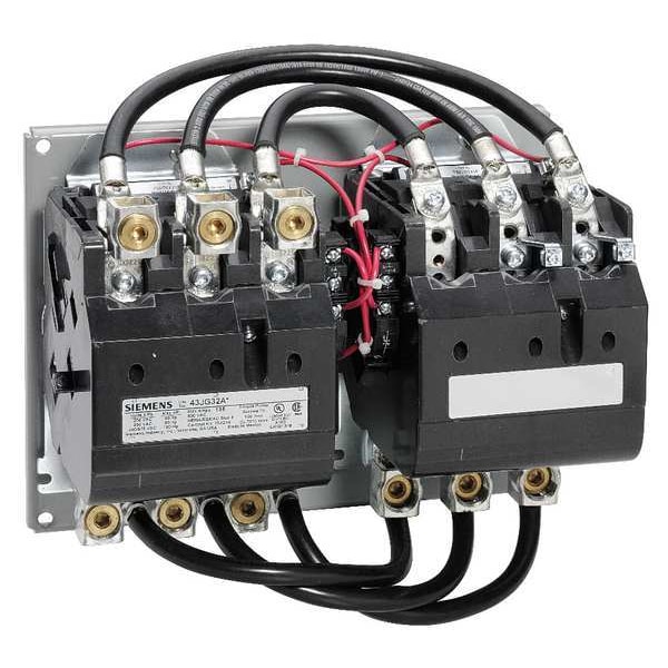 Contactador magnético inversor Siemens de 120VCA, 3 polos, 135A, NEMA 4 - 43JG32AF