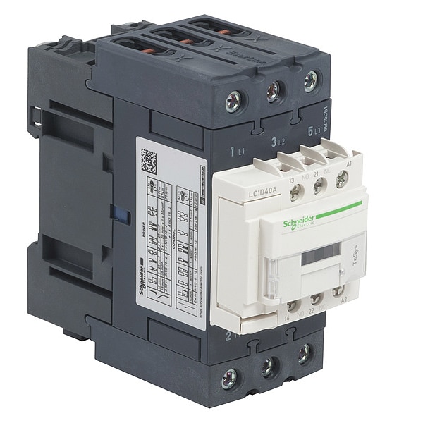 Contactor magnético IEC de Schneider Electric, 3 polos, 110 V AC, 40 A - LC1D40AF7