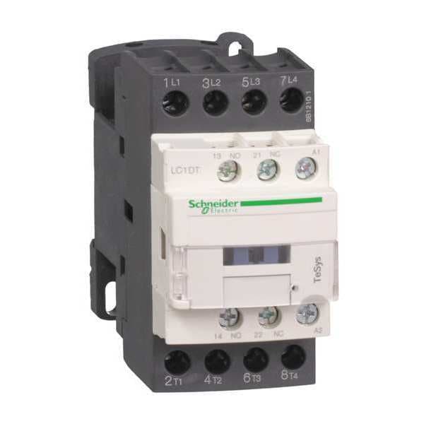 Contactor magnético IEC de Schneider Electric, 4 polos, 120 V CA, 32 A, Reversión: No - LC1DT32G7