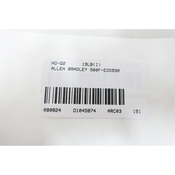 Allen Bradley 115-120V-AC 135A AMP 100HP SIZE 4 AC CONTACTOR - 500F-EOD930
