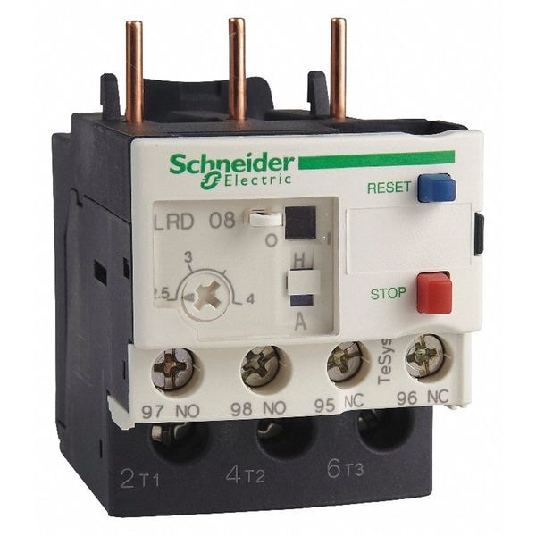 Relevador de sobrecarga Schneider Electric, 0.10 a 0.16A, 3P, Clase 10 - LRD01