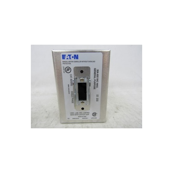 Arrancador NEMA de Eaton, arrancador reversor SPACE SVG, falla a tierra, 1 contacto NC, 600 - B230AG.