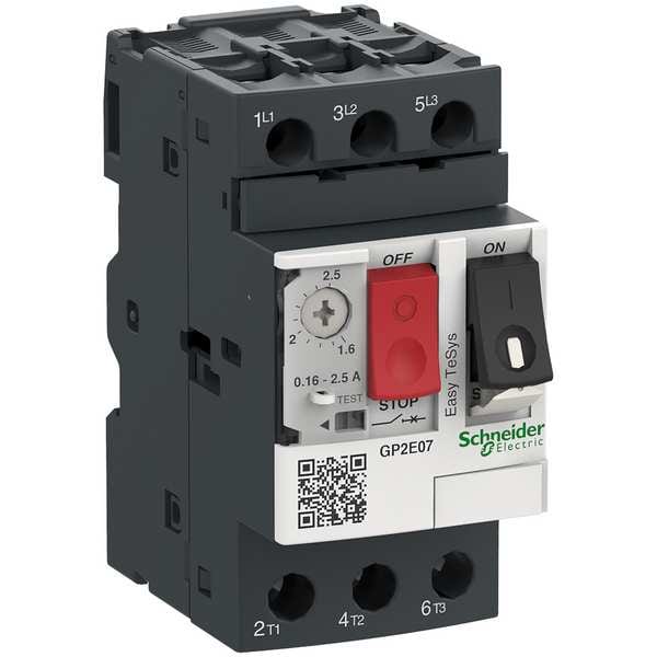Arrancador Manual de Motor Schneider, IEC, Botón Pulsador, Term - GP2E07