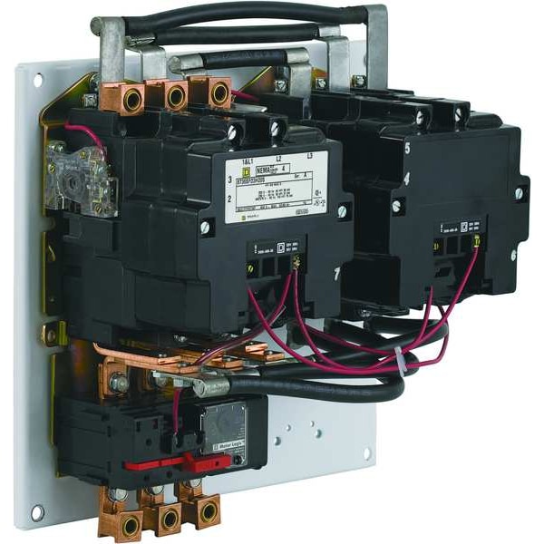 Arrancador magnético de motor reversible NEMA con clasificación NEMA, sin gabinete, 120V CA, 3 polos, 1NA - 8736SFO3V02H30S