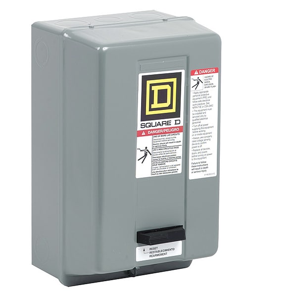 Control de arranque de motor Square D Menos de1000Vac, NEMA 1 Clasificación NEMA, 110/120V AC, 2 polos - 8536SBG1V02