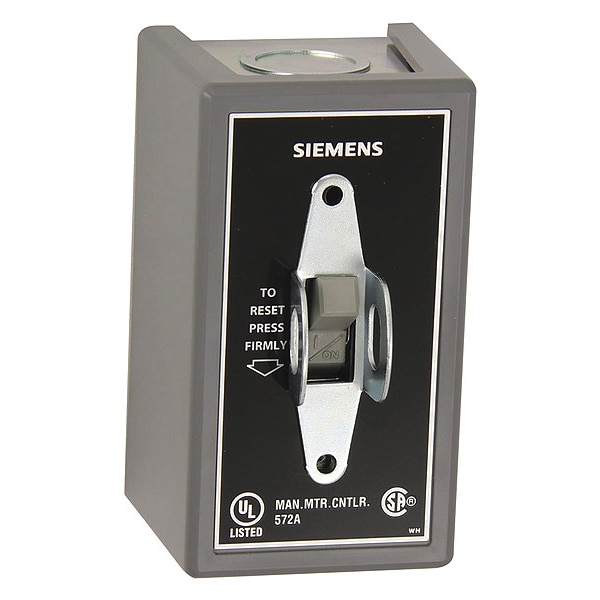 Arrancador manual de motor Siemens, clasificación NEMA de 1, 1 polo - SMFFG5