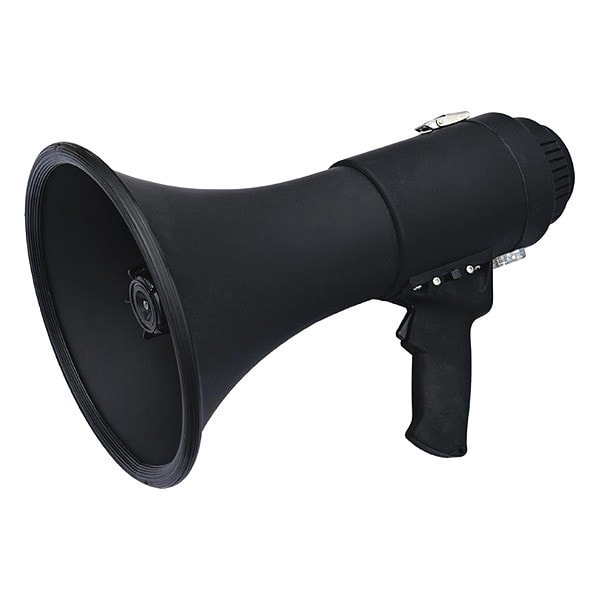 Speco Technologies All-Black 15W Deluxe Megaphone with Siren - ER370B