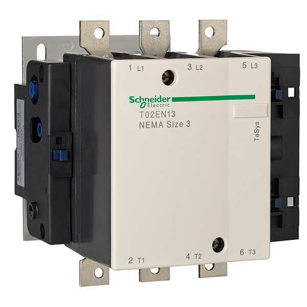 Contacto magnético no reversible Schneider Electric de 120VAC 3P 810A NEMA 7 - T02JN13F7