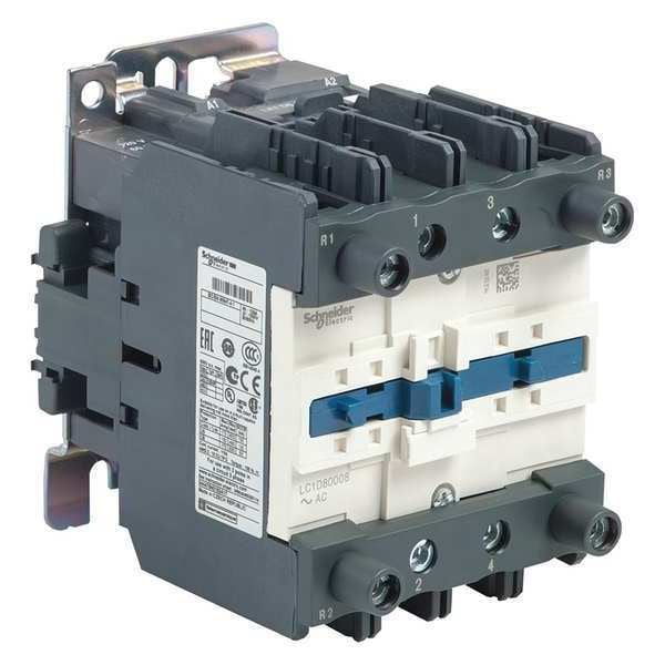 Contactador magnético IEC de 4 polos, 120 V CA, 80 A - LC1D80008G6