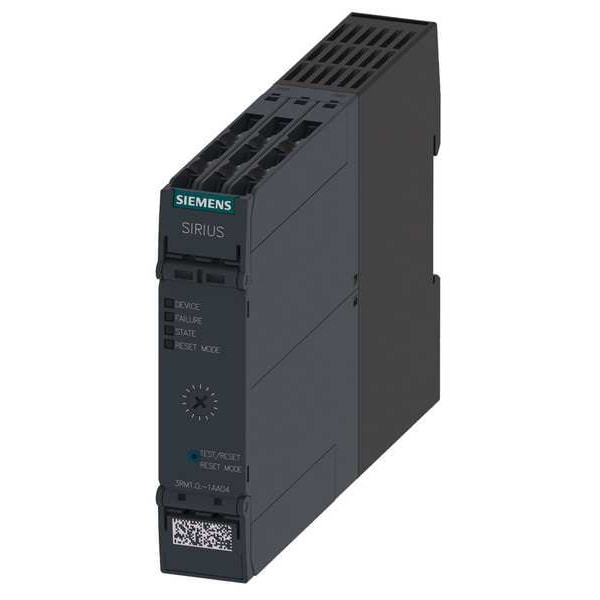 Arrancador magnético compacto para motor de reversa Siemens, sin recinto con clasificación NEMA, 24V DC, 3 polos, 1NC/1NO - 3RM12011AA04