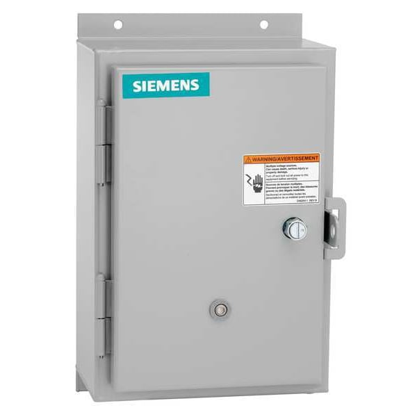 Arrancador magnético NEMA no reversible de Siemens, Calificación NEMA 12, 120V AC, 3 polos, 1NA - 14CUC320F