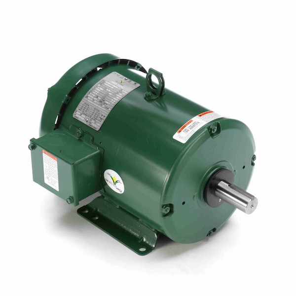 Motor de secadora de cultivos de 5 Hp Leeson, 1 fase, 3600 Rpm, 230 V, Armazón 182Tz, TEAO - 132391.00.