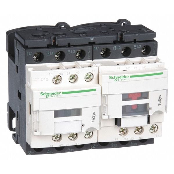 Contacto magnético IEC de Schneider Electric, 3 polos, 120 V AC, 12 A, Reversión: Sí - LC2D12G7