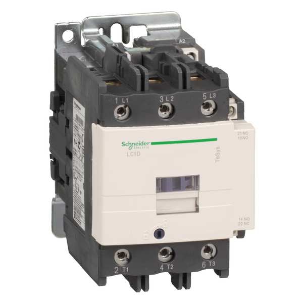 Contacto magnético IEC de Schneider Electric, 3 polos, 120 V CA, 95 A, Reversa: No - LC1D95G7