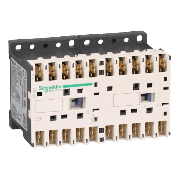 Contactor magnético IEC de Schneider Electric, 3 polos, 24 V CA, 12 A - LC2K12107B7