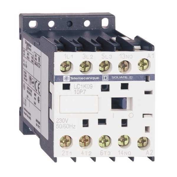 Contactador magnético IEC de Schneider Electric, 3 polos, 24 V CA, 12 A - LC1K1201B7