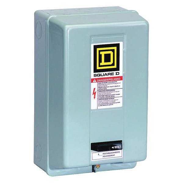 Controlador de Arrancador de Motor Square D Menos de 1000Vac, NEMA 1 Clasificación NEMA, 110/120V CA, 2 Polos - 8536SCG1V02S