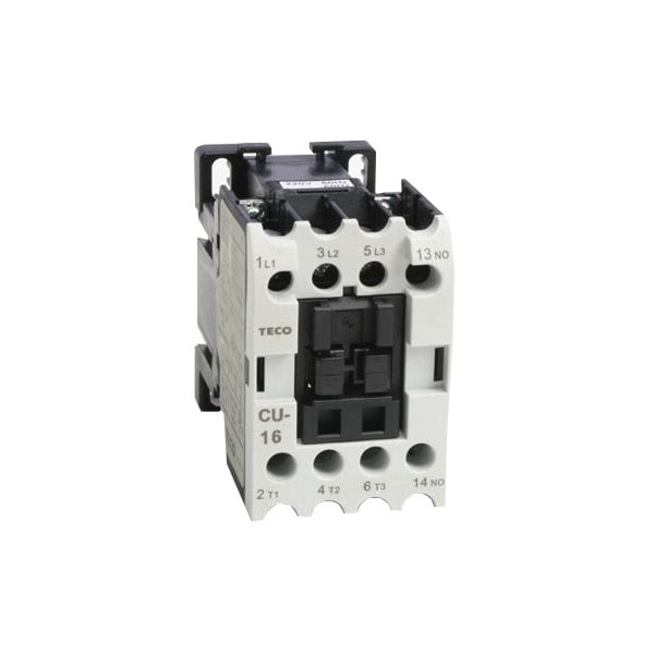 Contactor Noark, 24VAC, 1 contacto normal abierto auxiliar - CU-16-HB-3A1B
