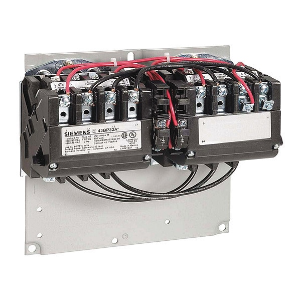 Contactador magnético de inversión Siemens de 120VAC, 3P 9A NEMA 00 - 43BP32AF