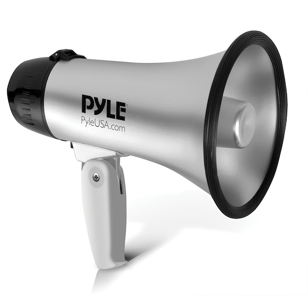 Pyle Battery-operated Compact/Portable Megaphone Spkr w/Siren Alarm, PMP23SL - PMP23SL
