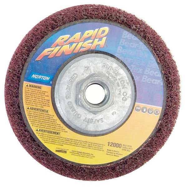 Ruedas de centrado deprimido Norton Abrasives, Tipo 27, 4 1/2 pulgadas de diámetro, 0.5 pulgadas de grosor, tamaño de orificio de árbol de 5/8"-11 - 66261023949