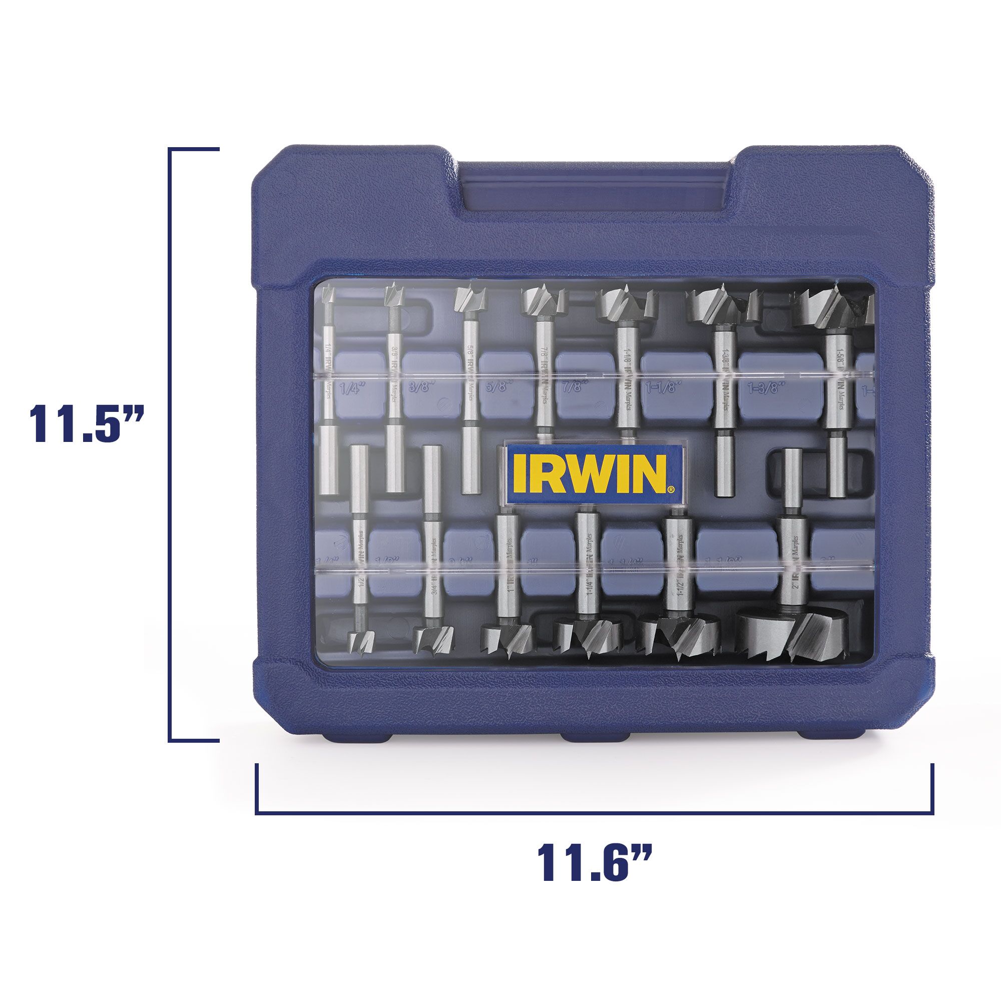 Juego de 14 brocas para madera Forstner de 3/8 pulgadas x 3-11/16 pulgadas de IRWIN Marples - 1966893