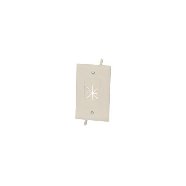 Swe-Tech 3C Easy Mount Series Single Gang Cable Passthrough Wall Plate with Flexible Opening, Lite Almond - FWT45-0014-LA

Serie de montaje fácil Swe-Tech 3C con placa de pared de paso de cable de una sola ganga y abertura flexible, color almendra claro - FWT45-0014-LA