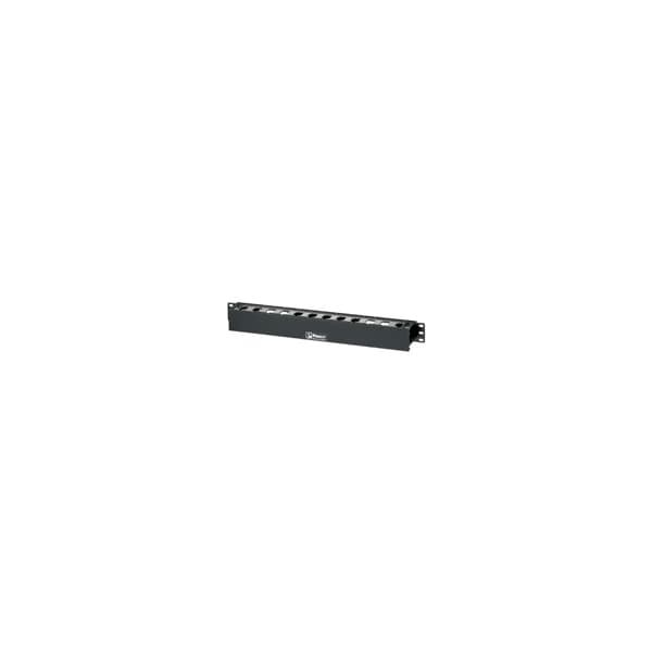 ADMINISTRADOR DE CABLES HORIZONTAL, 1.7"ALTO X 19"ANCHO X 2.7"PROFUNDIDAD 1RMU, SÓLO FRONTAL NEGRO ROHS - WMPLFSE