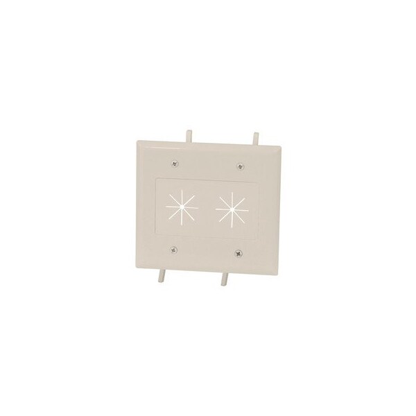 Swe-Tech 3C Easy Mount Series Dual Gang Cable Passthrough Wall Plate with Flexible Opening, Lite Almond - FWT45-0015-LA

Placa de pared de doble canal de la serie de montaje fácil Swe-Tech 3C con paso de cable y abertura flexible, Almendra Claro - FWT45-0015-LA