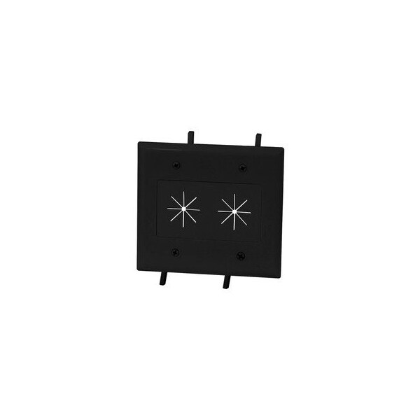 Swe-Tech 3C Easy Mount Series Dual Gang Cable Passthrough Wall Plate with Flexible Opening, Black - FWT45-0015-BK

Swe-Tech Serie de Montaje Fácil 3C de Placa de Pared de Doble Gang para Pasar Cables con Abertura Flexible, Negro - FWT45-0015-BK