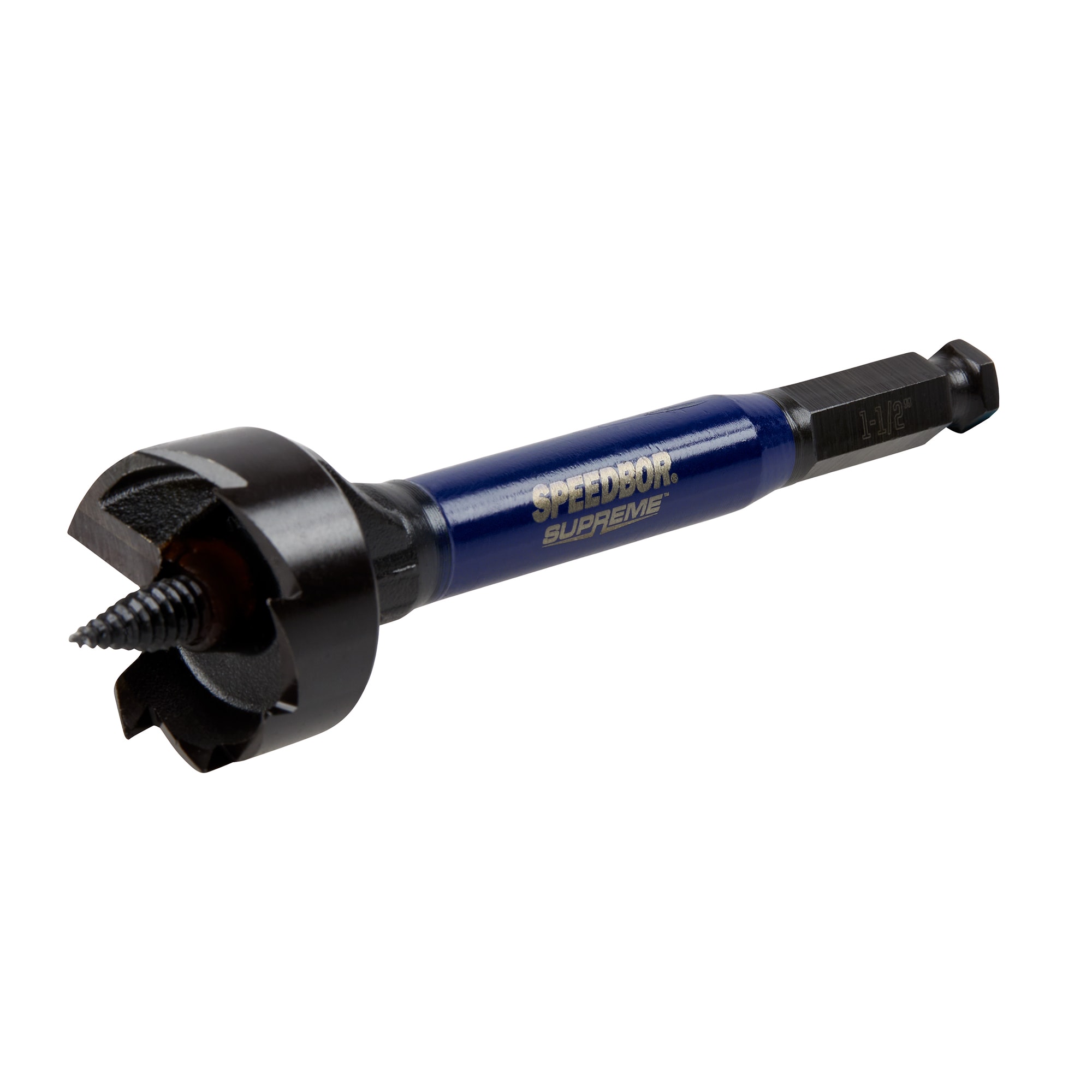 IRWIN SPEEDBOR SUPREME Broca para madera autoalimentada de 1-1/2 pulgadas x 6 pulgadas - IWAX2005