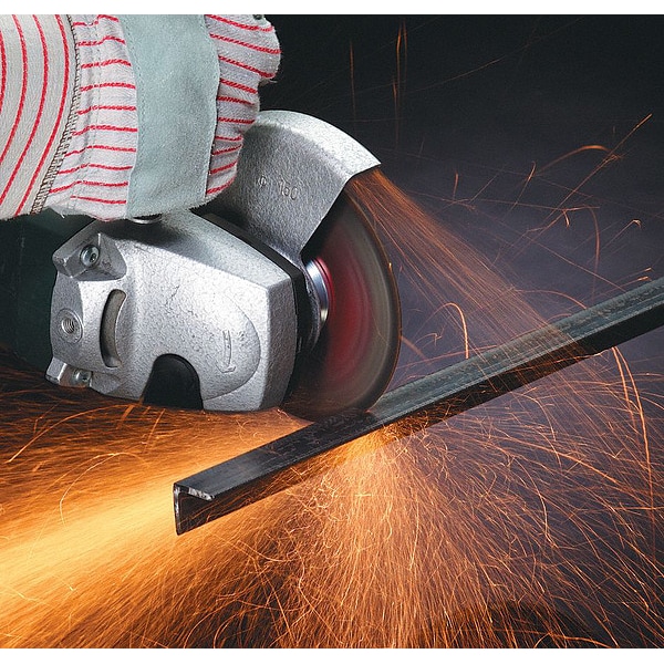 Ruedas de Centro Deprimido United Abrasives/Sait, Tipo 27, 4" de diámetro, .045" de grosor, tamaño de orificio de árbol de 5/8", óxido de aluminio - 22011