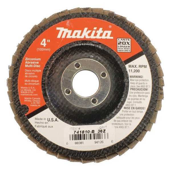 Makita Multi-Disc, 4" x 5/8", No. 36, PK10 - 741810-B-10

Disco Multi-Disc de Makita, 4" x 5/8", No. 36, Paquete de 10 - 741810-B-10