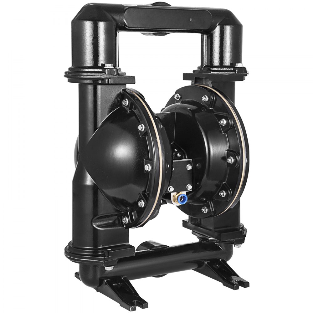 VEVOR Air-Operated Double Diaphragm Pump, 2 inch Inlet & Outlet, Aluminum Alloy Body, 75 GPM & Max 120PSI, Nitrile Diaphragm Transfer Pump for Petroleum, Diesel, Oil and Low Viscosity Fluids - YBGMBQBY4-50L0001V0