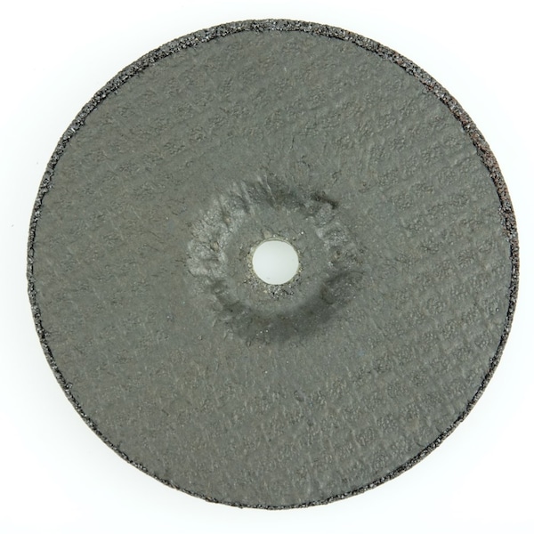 Rueda de rectificación Weiler TIGER AO Tipo 27 de 4" x 1/4", A24T, 3/8" de diámetro interno - 57074.