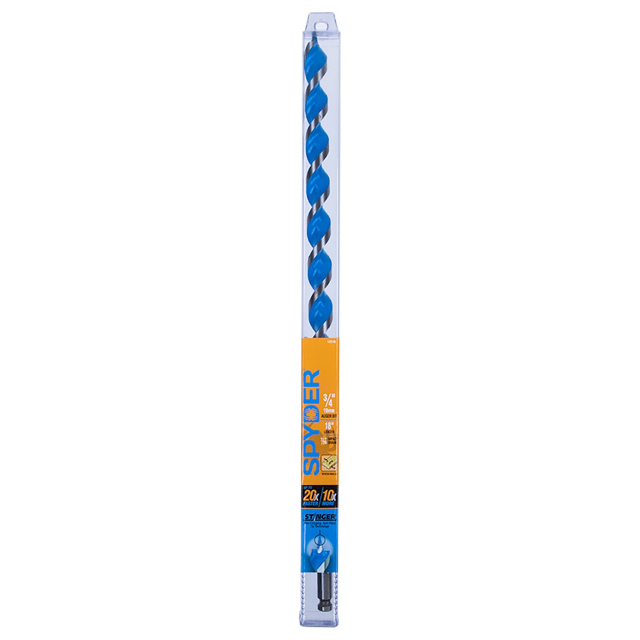 Broca avellanadora para madera de 3/4 pulgadas x 18 pulgadas Spyder Stinger - 12019