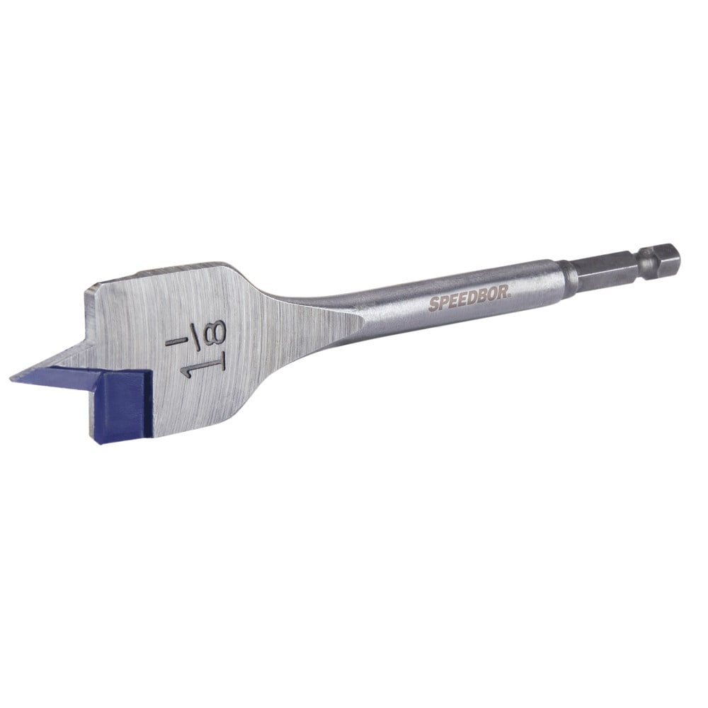 Longitud estándar de 1-1/8 pulg. x 6 pulg. Broca de pala para taladro de pala para madera - 88818BX