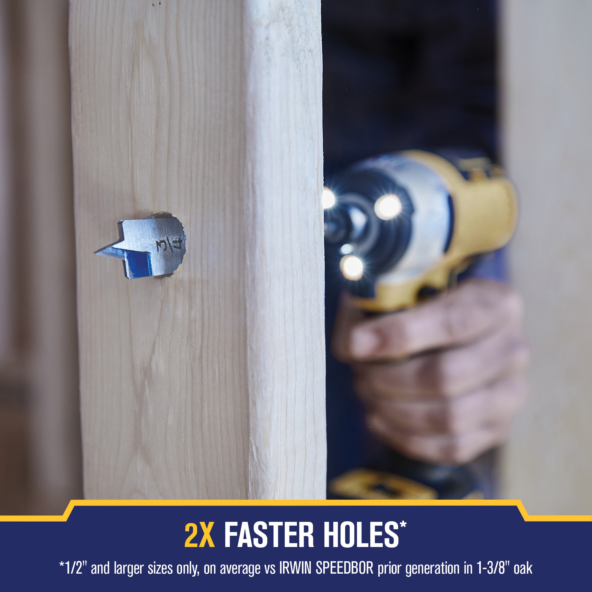 IRWIN Broca de pala estándar de 7/8 pulg. x 6 pulg. para madera - 88814BX