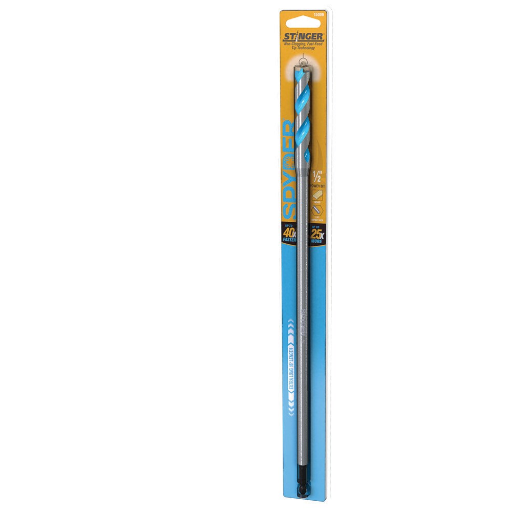 Broca para madera de 1/2 pulgadas x 16 pulgadas de longitud Spyder Stinger - 15009