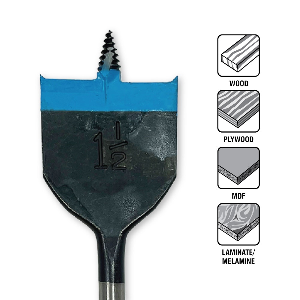 Juego de 2 brocas para madera de taladro Stinger de 3/4 de pulgada x 6 pulgadas - 11031
