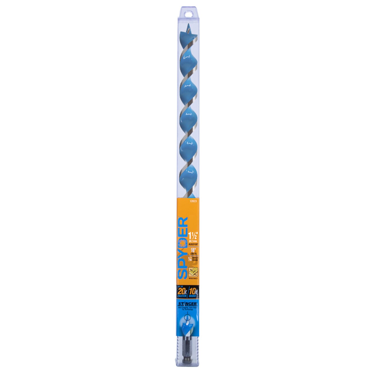 Broca avellanadora de 1-1/2 pulgadas x 18 pulgadas Spyder Stinger - 12023