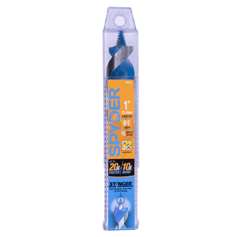 Broca avellanadora Spyder Stinger de 1 pulgada x 6-1/2 pulgadas - 12010