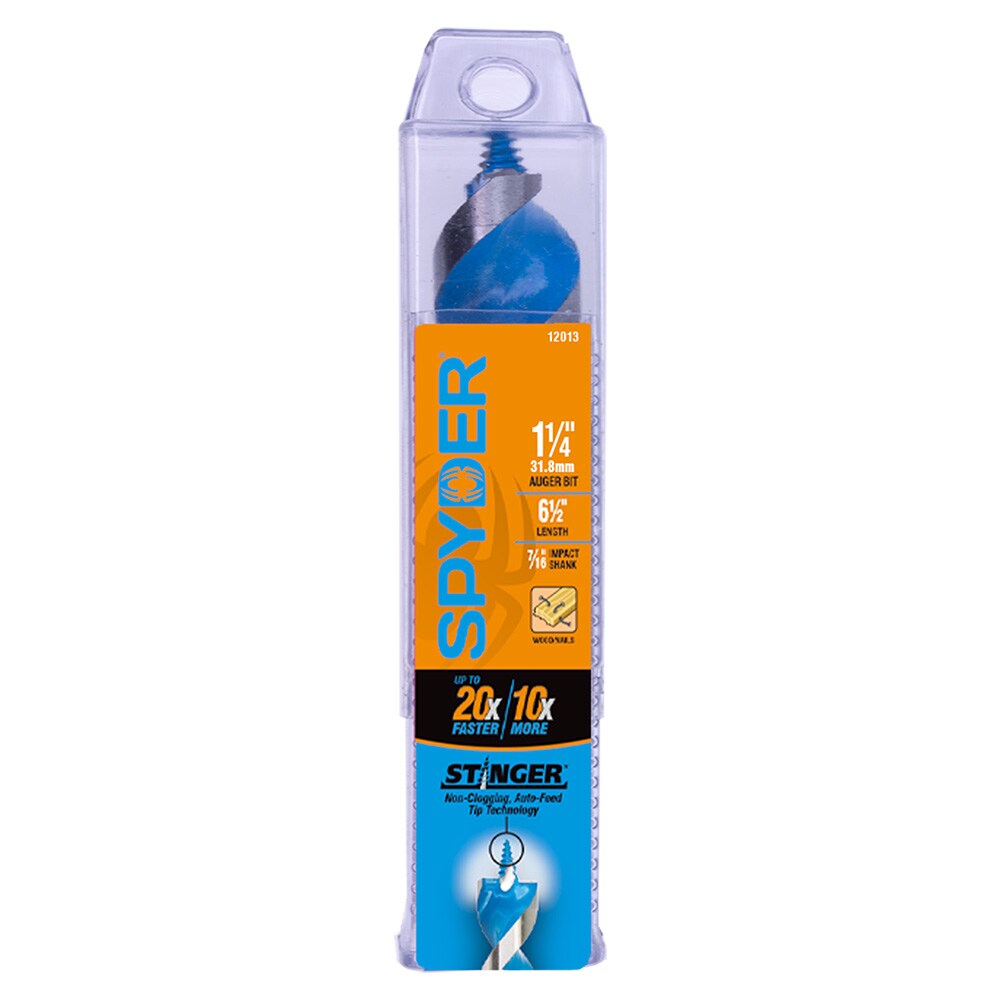 Broca avellanadora de 1-1/4 pulgadas x 6-1/2 pulgadas Spyder Stinger - 12013
