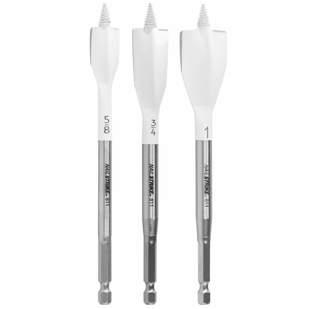 Set de 3 piezas de brocas para madera Bosch Bosch Nail Strike de 6 pulgadas - NS5003